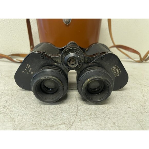 Vintage Carl Zeiss Jenoptem Jena 7x50W Multi Coated DDR Binoculars Manual Case - Picture 11 of 13